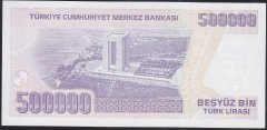 7.Emisyon 4.Tertip 500000 Lira M01 878851 Çil
