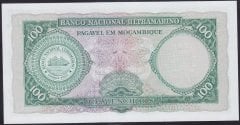 Mozambik 100 Escudos 1961 (1976 ) ÇİL Pick 117