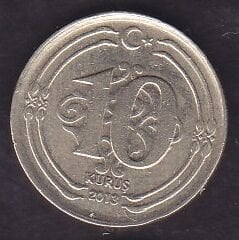 2013 Yılı 10 Kuruş