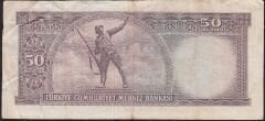 5.Emisyon 6.Tertip 50 Lira M13 071706 Çok Temiz