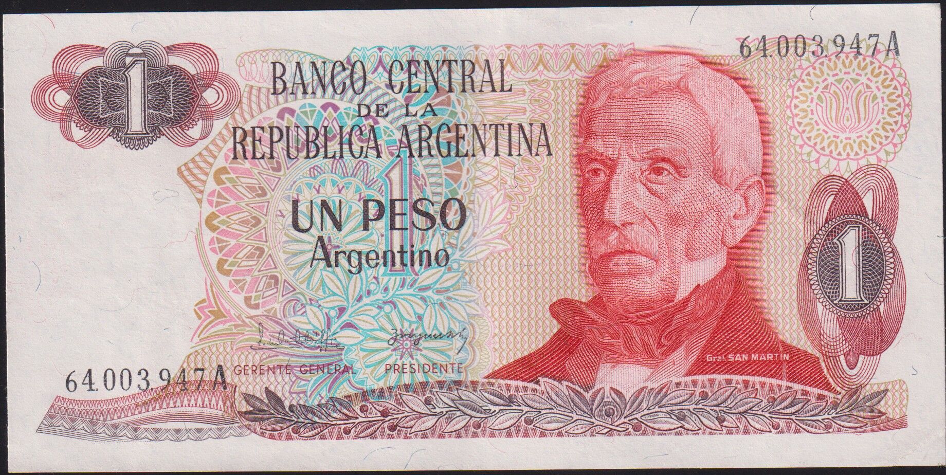 Arjantin 1 Peso 1983 Ççt Çilaltı Pick 311a