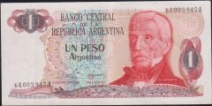 Arjantin 1 Peso 1983 Ççt Çilaltı Pick 311a