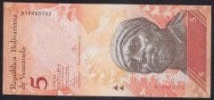 Venezuela 5 Bolivares 2013 Çil Pick89f