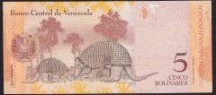 Venezuela 5 Bolivares 2013 Çil Pick89f