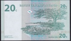 KONGO 20 CENTİMES 1997 ÇİL