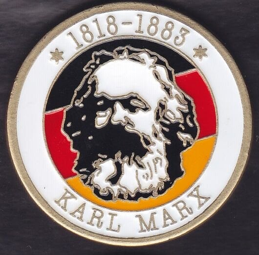 Karl Marx Madalya 43 mm