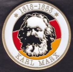 Karl Marx Madalya 43 mm