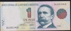 Arjantin 1 Peso 1992 - 1974 Çok Çok Temiz+ Pick 339b
