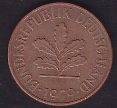 Almanya 2 Pfennig 1979 J