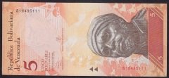 VENEZUELA 5 BOLİVARES 2013 ÇİL ( 111 )