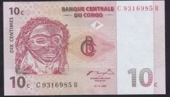 KONGO 10 CENTİMES 1997 ÇİL
