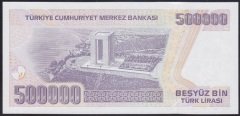 7.Emisyon 4.Tertip 500.000 Lira J48 678277 Çil