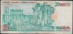 7.EMİSYON 20 000 000 LİRA A29 268732 ÇOK TEMİZ