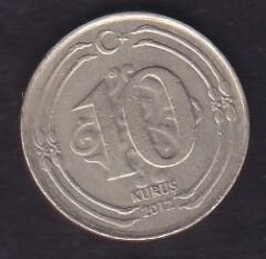 2012 Yılı 10 Kuruş