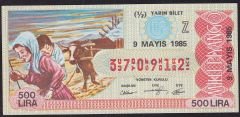 1985 9 Mayıs Yarım Bilet - Z Serisi