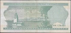 6.Emisyon 2.Tertip 10 Lira K32 002216 Çok Temiz +