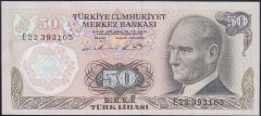 6.EMİSYON 1.TERTİP 50 LİRA E22 393105 ÇİLALTI ÇİL