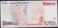 7.Emisyon 10.000.000 Lira D37 480309 Çok Çok Temiz