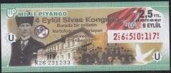 2008 9 Eylül Çeyrek Bilet - U Serisi