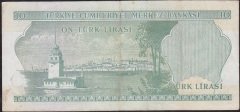 6.Emisyon 2.Tertip 10 Lira K31 257896 Çok Temiz +
