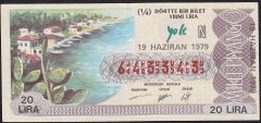 1979 19 Haziran Çeyrek Bilet - N Serisi