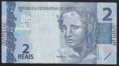 BREZİLYA 2 REAIS 2010 ÇOK TEMİZ +