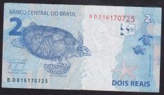 BREZİLYA 2 REAIS 2010 ÇOK TEMİZ +