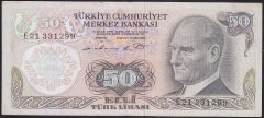 6.EMİSYON 1.TERTİP 50 LİRA E21 331299 ÇÇT ÇİLALTI