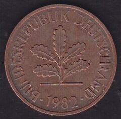Almanya 2 Pfennig 1982 J