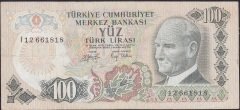 6.Emisyon 2.Tertip 100 Lira I12 661818 Temiz