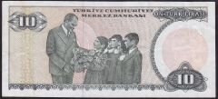 7.Emisyon 2.Tertip 10 Lira E58 527886 Çok Temiz+