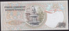 6.EMİSYON 1.TERTİP 50 LİRA E14 150772 ÇİLALTI