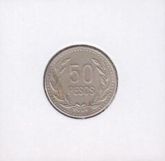 Kolombiya 50 Pesos 1989