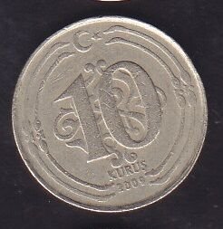 2009 Yılı 10 Kuruş