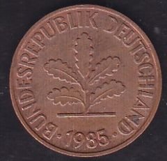 Almanya 2 Pfennig 1985 D