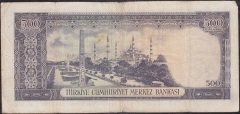 5.Emisyon 4.Tertip 500 Lira U07 005742 Çok Temiz +
