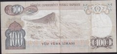 6.Emisyon 1.Tertip 100 Lira B07 182475 Çok Temiz