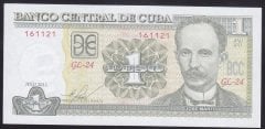 Küba 1 Peso 2011 Çil Pick 128f