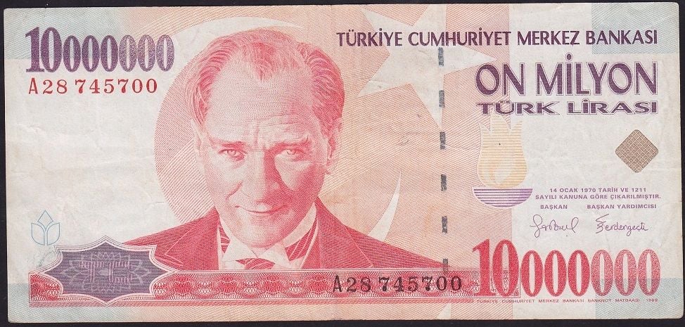 7.Emisyon 10 000 000 Lira A28 745700