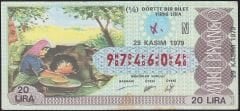 1979 29 Kasım Çeyrek Bilet - N Serisi