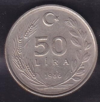 1986 Yılı 50 Lira