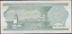 6.Emisyon 2.Tertip 10 Lira K26 071182 Ççt Çilaltı