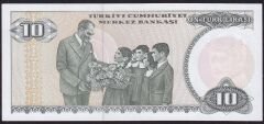 7.Emisyon 2.Tertip 10 Lira E56 029899 Çil