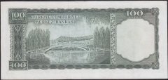 5.Emisyon 5.Tertip 100 Lira B73 070001 Çok Çok Temiz  ( Düzeltme var )