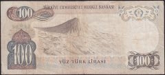 6.Emisyon 1.Tertip 100 Lira B06 368828 Çok Temiz