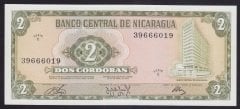 NİKARAGUA 2 CORDOBAS 1972 ÇİL