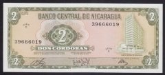 Nikaragua 2 Cordobas 1972 Çil Pick 121