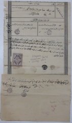OSMANLICA 1903 TARİHLİ DÜKKAN SATIŞ EVRAĞI HALİYLE