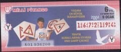 2008 9 Ocak Yarım Bilet - Y Serisi