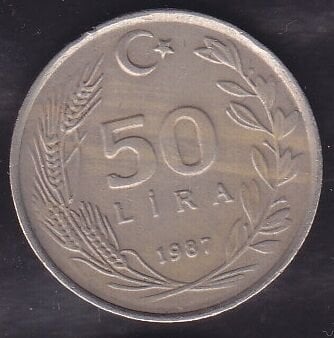 1987 Yılı 50 Lira
